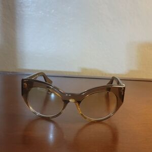 Authentic Versace Women Sunglasses  light brown color